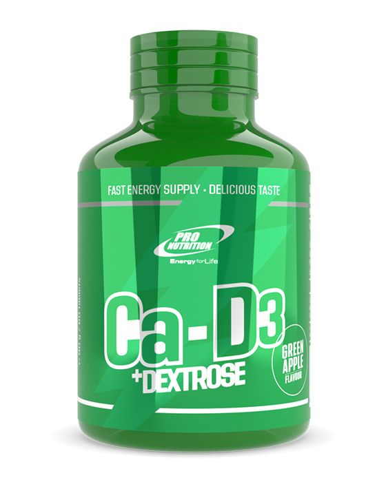 Calciu-D3 + Dextrose Pro Nutrition 60 tab Green Bottle